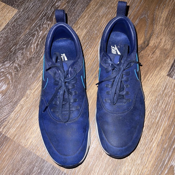 Nike Air Max Thea Navy Blue Leather - Picture 2 of 8